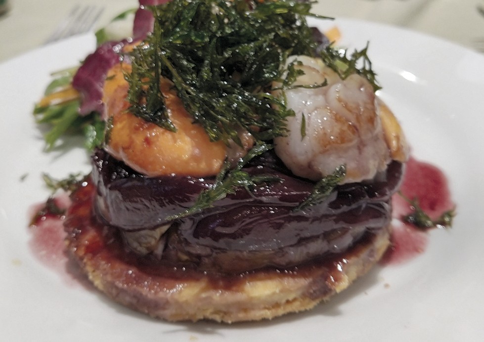 La recette du mois : Sablé aux Saint-Jacques et échalotes confites