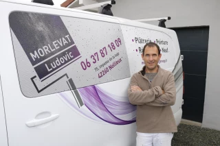 Ludovic Morlevat, un plâtrier-peintre qui allie savoir-faire et savoir-être