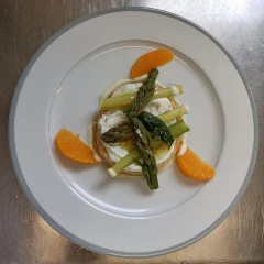 La recette du mois : Tartelette ricotta basilic asperges et citron vert