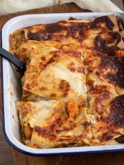 Recette : Lasagnes butternut et champignons